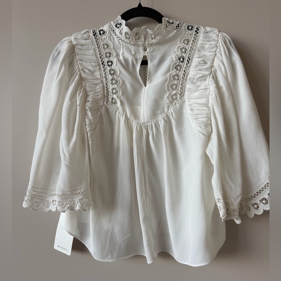 Isabel Marant White Lace Blouse NWT size 38 - Picture 4 of 6